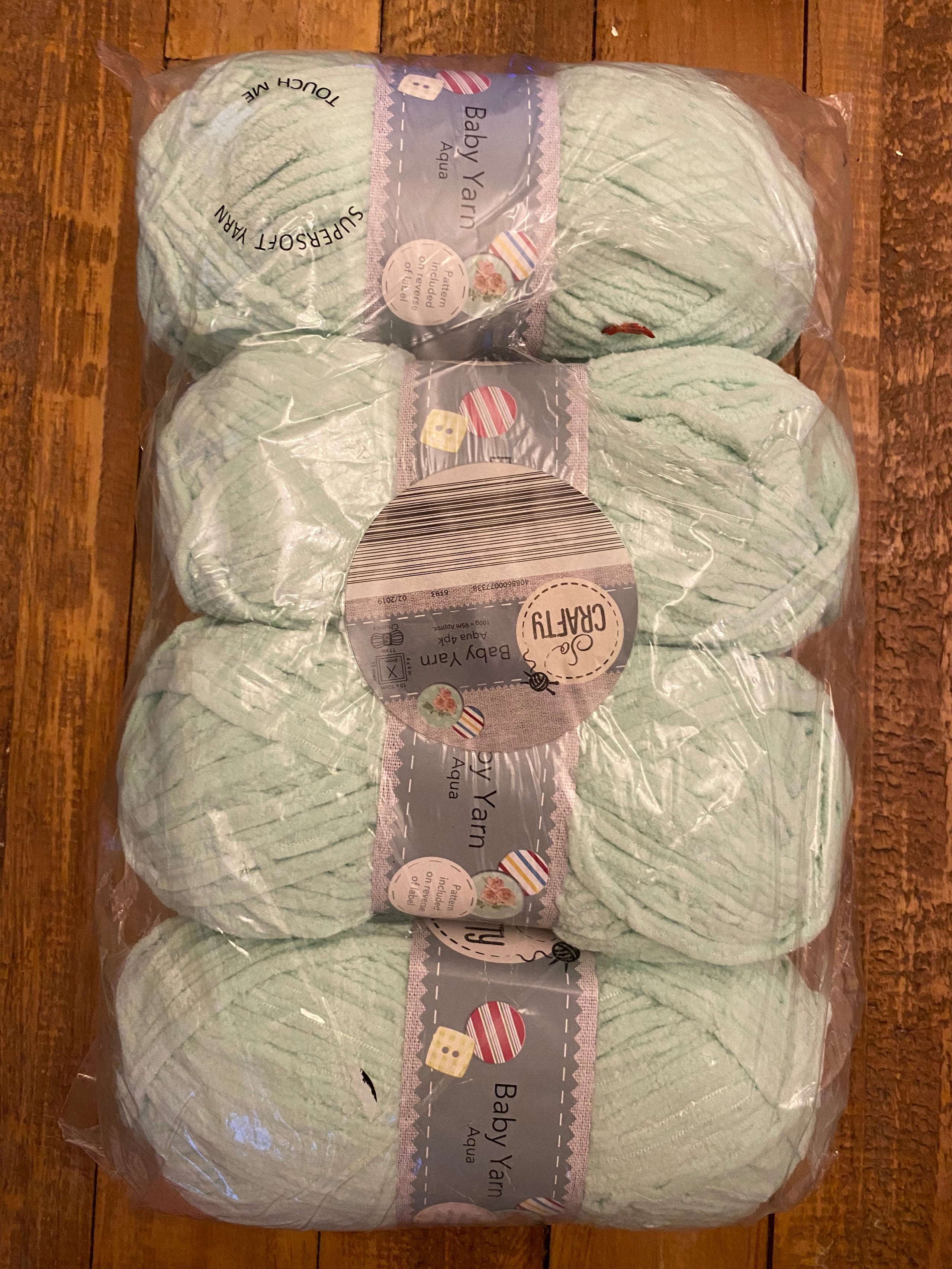 Aldi So Crafty Baby Yarn Stardust in Stitches